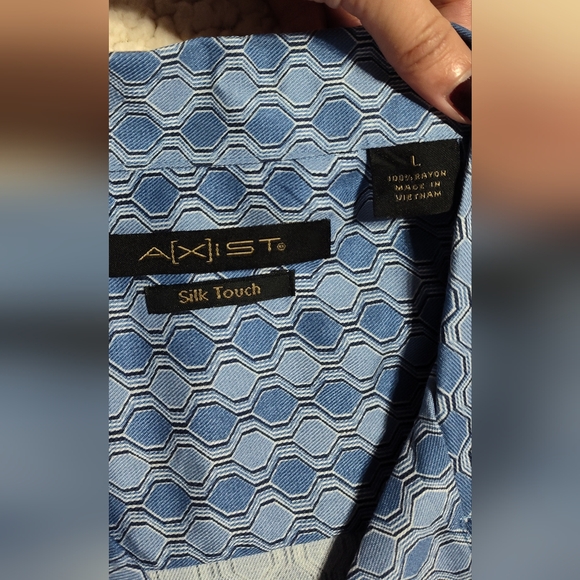 AXIST Button Down Short sleeve Men's Size L - Picture 6 of 9